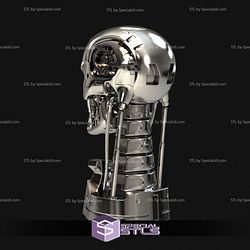 Terminator T-800 Skull Bust Digital Sculpture
