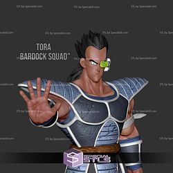 Tora Bardock Squad Dragonball Digital Sculpture