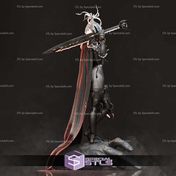 Warrior Lady Digital Sculpture