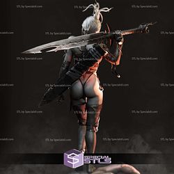 Warrior Lady Digital Sculpture