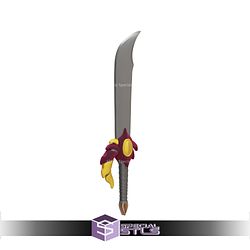 Cosplay STL Files Demon Kings Dagger Solo Levelling