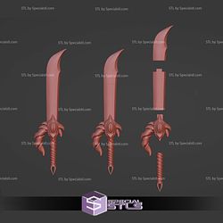 Cosplay STL Files Demon Kings Dagger Solo Levelling