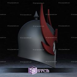 Cosplay STL Files Fire Nation Soldier Avatar Helmet