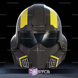 Cosplay STL Files Helldivers 2 Bo-01 Helmet