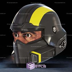 Cosplay STL Files Helldivers 2 Bo-01 Helmet