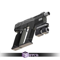 Cosplay STL Files Helldivers 2 P2 Peacemaker Pistol
