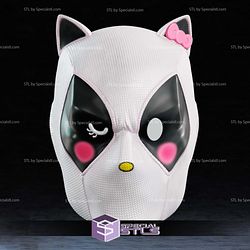 Cosplay STL Files Hello Kitty Deadpool Mask