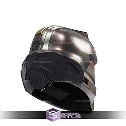 Cosplay STL Files Hero Of The Federation Helmet V2