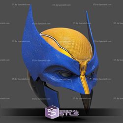 Cosplay STL Files Wolverine Cowl Deadpool 3 Mask V2