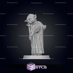 Old Yoda Pose 1 Digital Sculpture
