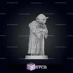 Old Yoda Pose 2 Digital Sculpture