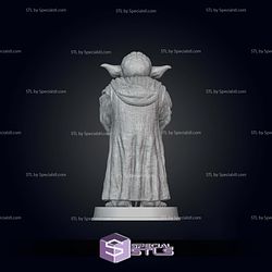 Old Yoda Pose 2 Digital Sculpture