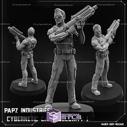 March 2024 Cyberpunk Papsikels Miniatures