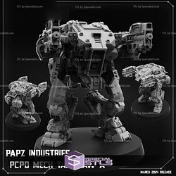 March 2024 Cyberpunk Papsikels Miniatures