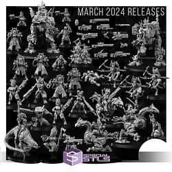 March 2024 Wargame Exclusive Miniatures