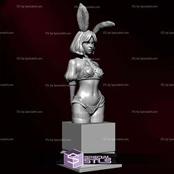 Bunny Girl Bust 3D Printer Files