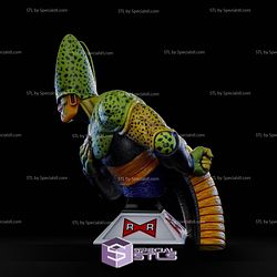 Cell Second Form Bust Dragonball 3D Printer Files