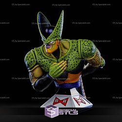 Cell Second Form Bust Dragonball 3D Printer Files