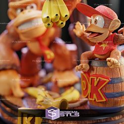 Donkey Kong Country Diorama Digital STL Files