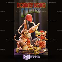 Donkey Kong Country Diorama Digital STL Files