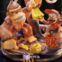 Donkey Kong Country Diorama Digital STL Files