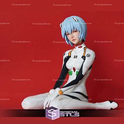 EVA Girls Ayanami Rei Sitting Pose Digital STL Files