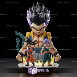 Gotenks and Trunks Epic Diorama 3D Printer Files