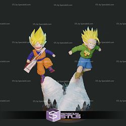 Gotenks and Trunks Kid 3D Printer Files