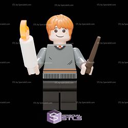 Harry Potter Lego Ron Hermione 3D Printer Files