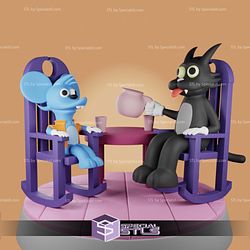 Itchy and Scratchy STL Files