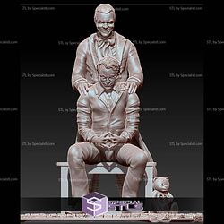 Joker Heath Ledger and Jack Nicholson STL Files