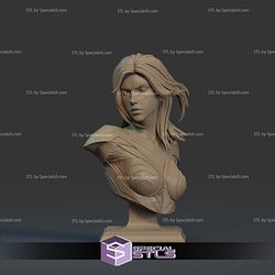 Kaisa Leauge of Legend Realistic Bust 3D Printer Files