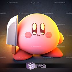 Kirby with Knife STL Files