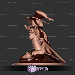 Megumin Sitting Pose Digital STL Files