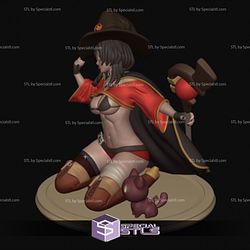 Megumin Sitting Pose Digital STL Files