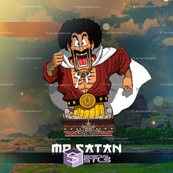 Mr Satan Bust Dragonball Digital STL Files