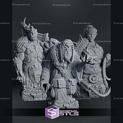 Orc Chess Set STL Miniatures