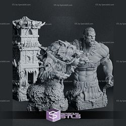 Orc Chess Set STL Miniatures