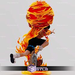 Portgas D Ace Battle One Piece Digital STL Files