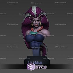 Queen Luna Thundercats Bust STL Files