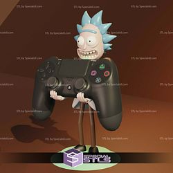 Rick from Rick and Morty Joystick Holder 3D Printer Files