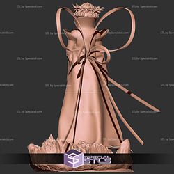 Rukia Bleach Bankai Digital Sculpture