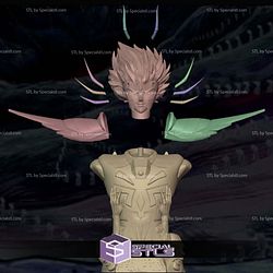 Saint Seiya Death Mask Bust V2 STL Files