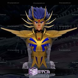 Saint Seiya Death Mask Bust V2 STL Files