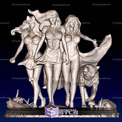 Snow White Cinderella and Red Riding Hood Digital STL Files