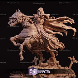 The Four Horseman Death on Horse STL Files