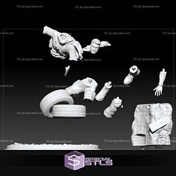 Uncharted 3 Nathan Drake Jump STL Files