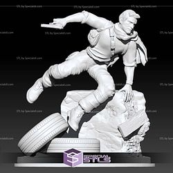 Uncharted 3 Nathan Drake Jump STL Files