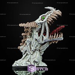 Undead Dragon Bust STL Files