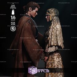 Anakin and Padme Wedding Bundle Collection Digital Sculpture